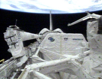 Discovery's payload bay